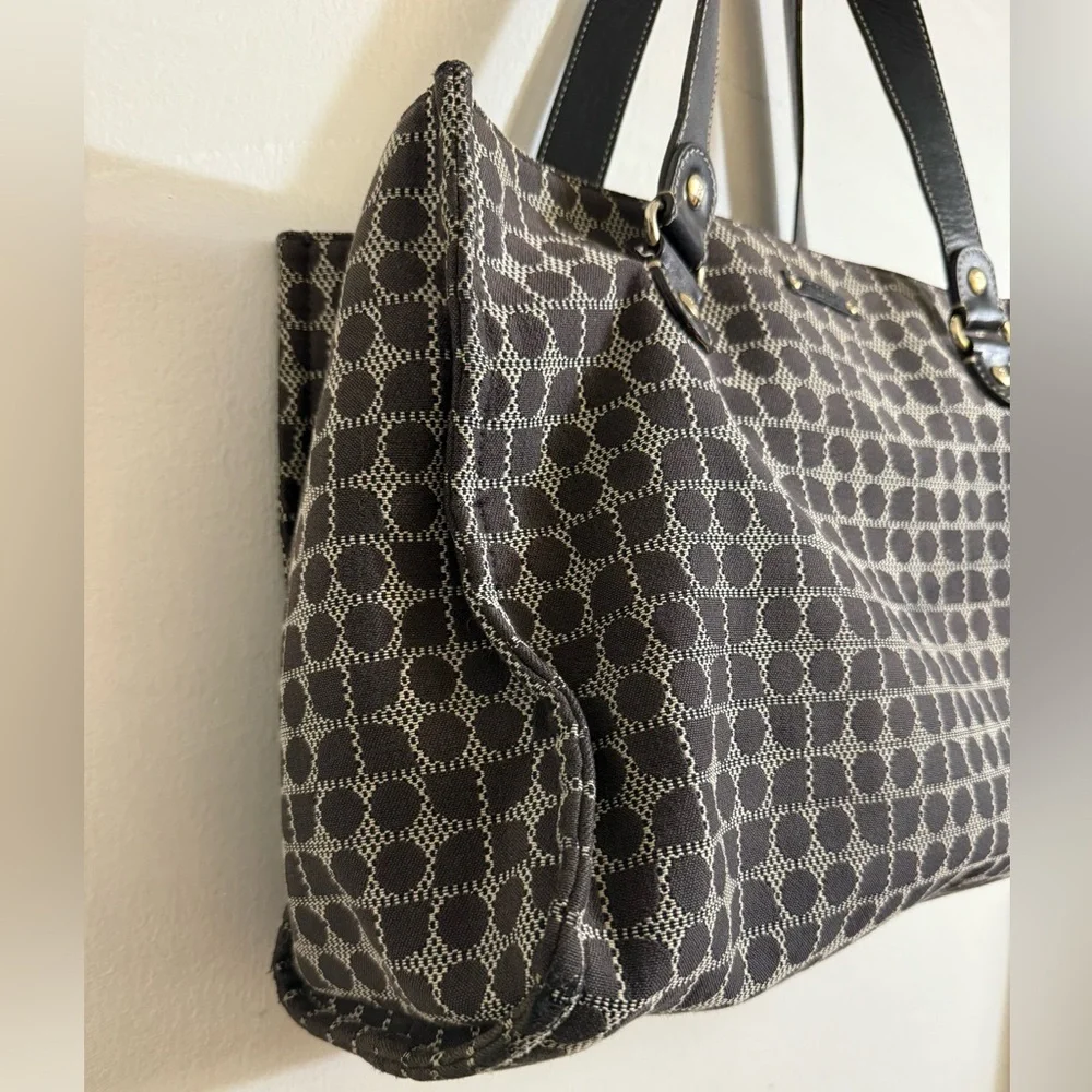 Kate‎ Spade Stylish Black and Cream Large Tote Bag